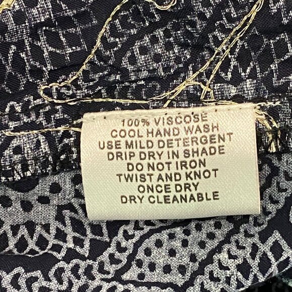 Ruby Yaya Maxi Dress Womens Size L Sleeveless Embellished Tiered Boho Flowy - Picture 9 of 9